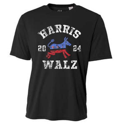 Harris Walz 2024 Election Kamala Harris Tim Waltz 2024 Cooling Performance Crew T-Shirt