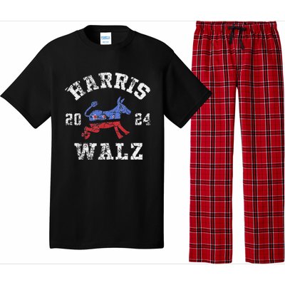 Harris Walz 2024 Election Kamala Harris Tim Waltz 2024 Pajama Set