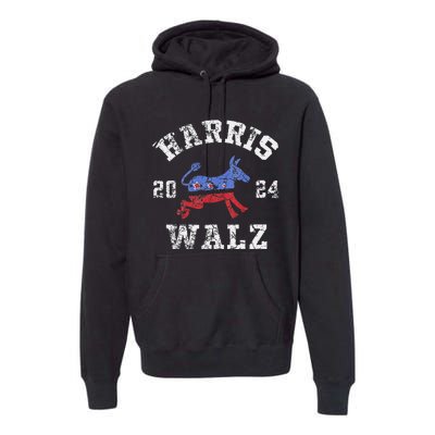 Harris Walz 2024 Election Kamala Harris Tim Waltz 2024 Premium Hoodie