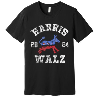 Harris Walz 2024 Election Kamala Harris Tim Waltz 2024 Premium T-Shirt