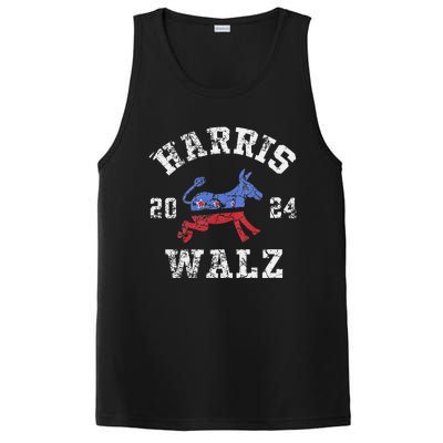 Harris Walz 2024 Election Kamala Harris Tim Waltz 2024 PosiCharge Competitor Tank