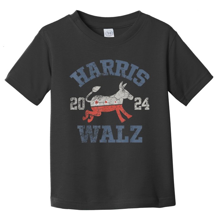 Harris Waltz 2024 Election Kamala Harris Tim Waltz 2024 Toddler T-Shirt