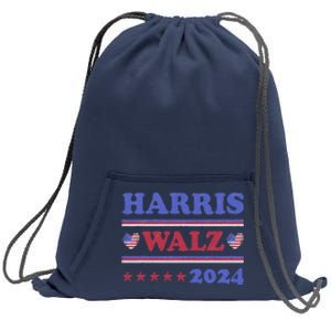 Harris Waltz 2024 Election Kamala Harris Tim Waltz 2024 Sweatshirt Cinch Pack Bag