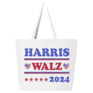 Harris Waltz 2024 Election Kamala Harris Tim Waltz 2024 25L Jumbo Tote