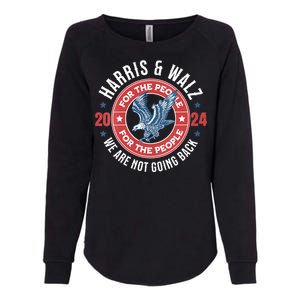 Harris Walz 2024 Election President Kamala Harris Tim Waltz Womens California Wash Sweatshirt