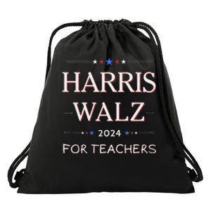 Harris Walz 2024 For Teachers Drawstring Bag