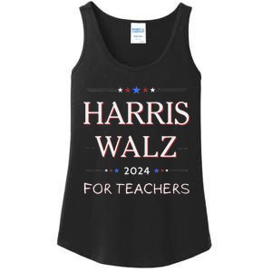 Harris Walz 2024 For Teachers Ladies Essential Tank