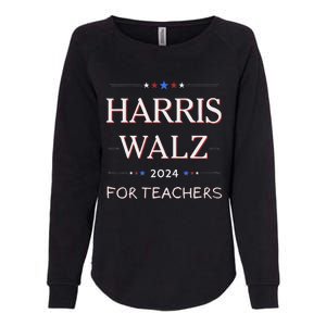 Harris Walz 2024 For Teachers Womens California Wash Sweatshirt