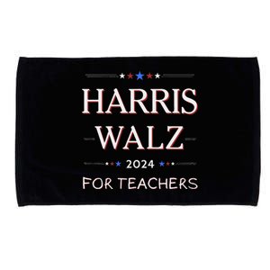 Harris Walz 2024 For Teachers Microfiber Hand Towel