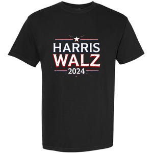 Harris Walz 2024 Election Kamala Harris Tim Walz President Garment-Dyed Heavyweight T-Shirt