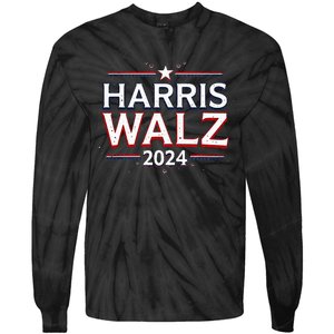 Harris Walz 2024 Election Kamala Harris Tim Walz President Tie-Dye Long Sleeve Shirt