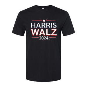 Harris Walz 2024 Election Kamala Harris Tim Walz President Softstyle CVC T-Shirt