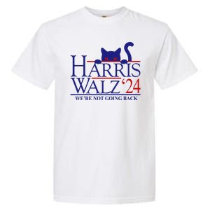 Harris Waltz 2024 Were Not Going Back Funny Cat Lady Garment-Dyed Heavyweight T-Shirt