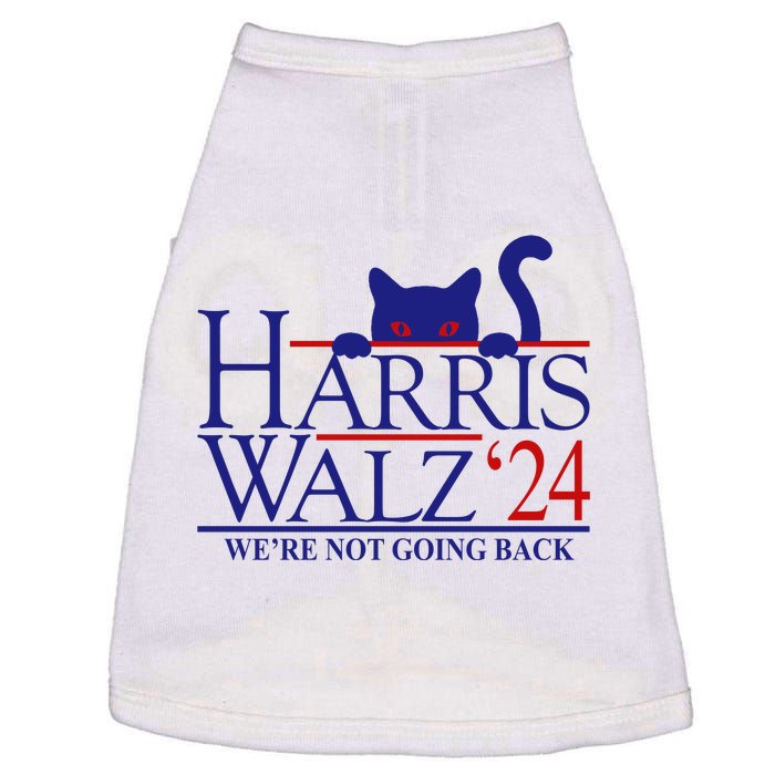 Harris Waltz 2024 Were Not Going Back Funny Cat Lady Doggie Tank