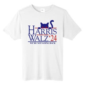 Harris Waltz 2024 Were Not Going Back Funny Cat Lady Tall Fusion ChromaSoft Performance T-Shirt