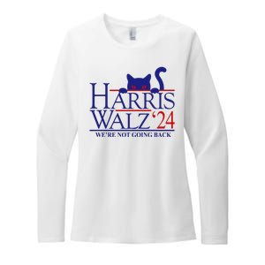 Harris Waltz 2024 Were Not Going Back Funny Cat Lady Womens CVC Long Sleeve Shirt