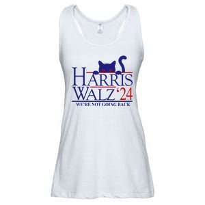 Harris Waltz 2024 Were Not Going Back Funny Cat Lady Ladies Essential Flowy Tank