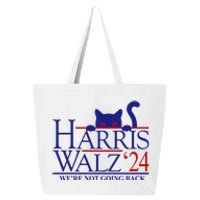 Harris Waltz 2024 Were Not Going Back Funny Cat Lady 25L Jumbo Tote