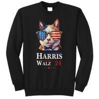 Harris Waltz 2024 Election Cat Ladies Kamala Harris Tall Sweatshirt