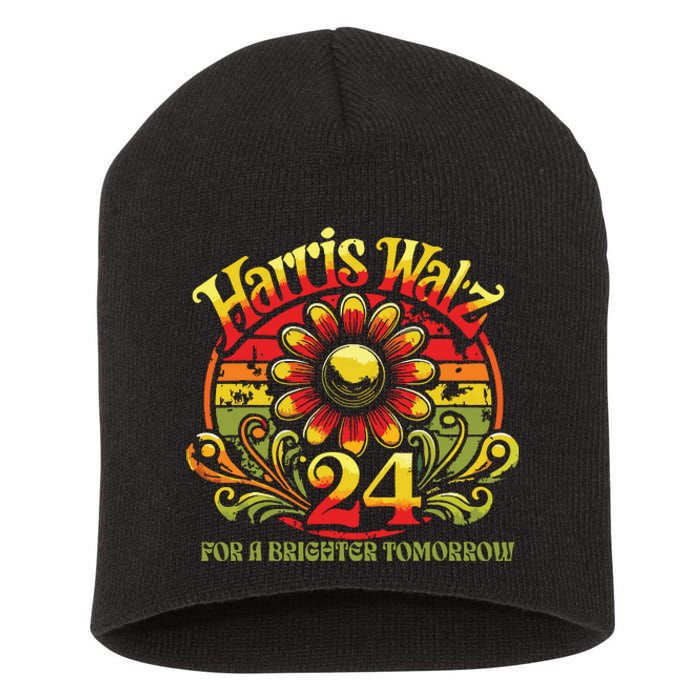 Harris Waltz 2024 Election Kamala Harris Tim Waltz 2024 Short Acrylic Beanie