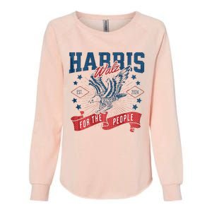 Harris Walz 2024 Election President Kamala Harris Tim Waltz Womens California Wash Sweatshirt