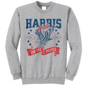 Harris Walz 2024 Election President Kamala Harris Tim Waltz Tall Sweatshirt