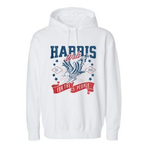 Harris Walz 2024 Election President Kamala Harris Tim Waltz Garment-Dyed Fleece Hoodie