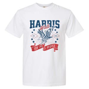 Harris Walz 2024 Election President Kamala Harris Tim Waltz Garment-Dyed Heavyweight T-Shirt