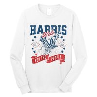 Harris Walz 2024 Election President Kamala Harris Tim Waltz Long Sleeve Shirt