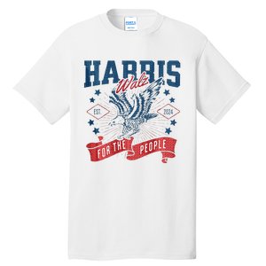 Harris Walz 2024 Election President Kamala Harris Tim Waltz Tall T-Shirt