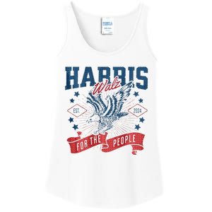 Harris Walz 2024 Election President Kamala Harris Tim Waltz Ladies Essential Tank