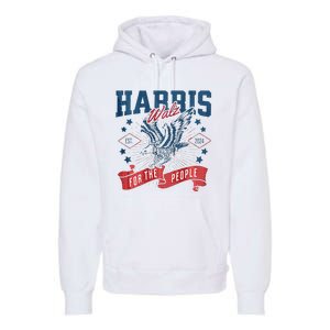 Harris Walz 2024 Election President Kamala Harris Tim Waltz Premium Hoodie