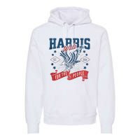 Harris Walz 2024 Election President Kamala Harris Tim Waltz Premium Hoodie