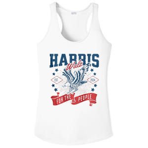 Harris Walz 2024 Election President Kamala Harris Tim Waltz Ladies PosiCharge Competitor Racerback Tank