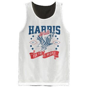 Harris Walz 2024 Election President Kamala Harris Tim Waltz Mesh Reversible Basketball Jersey Tank