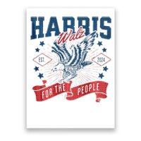 Harris Walz 2024 Election President Kamala Harris Tim Waltz Poster