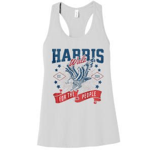 Harris Walz 2024 Election President Kamala Harris Tim Waltz Women's Racerback Tank