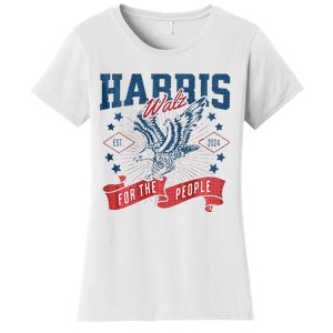 Harris Walz 2024 Election President Kamala Harris Tim Waltz Women's T-Shirt