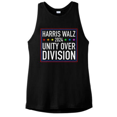 Harris Waltz 2024 Unity Over Division Ladies PosiCharge Tri-Blend Wicking Tank