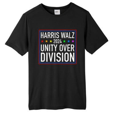 Harris Waltz 2024 Unity Over Division Tall Fusion ChromaSoft Performance T-Shirt