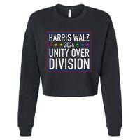 Harris Waltz 2024 Unity Over Division Cropped Pullover Crew