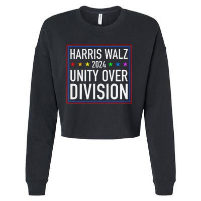 Harris Waltz 2024 Unity Over Division Cropped Pullover Crew