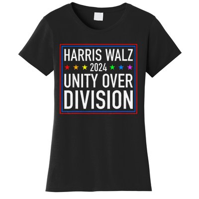 Harris Waltz 2024 Unity Over Division Women's T-Shirt