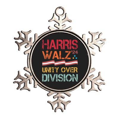 Harris Waltz 2024 Unity Over Division Metallic Star Ornament