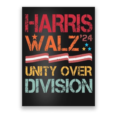 Harris Waltz 2024 Unity Over Division Poster