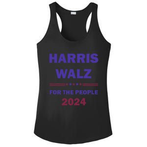 Harris Waltz 2024 For The People Kamala Harris Tim Waltz Ladies PosiCharge Competitor Racerback Tank