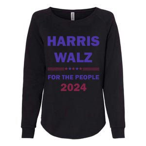 Harris Waltz 2024 For The People Kamala Harris Tim Waltz Womens California Wash Sweatshirt