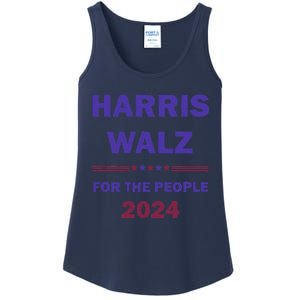 Harris Waltz 2024 For The People Kamala Harris Tim Waltz Ladies Essential Tank