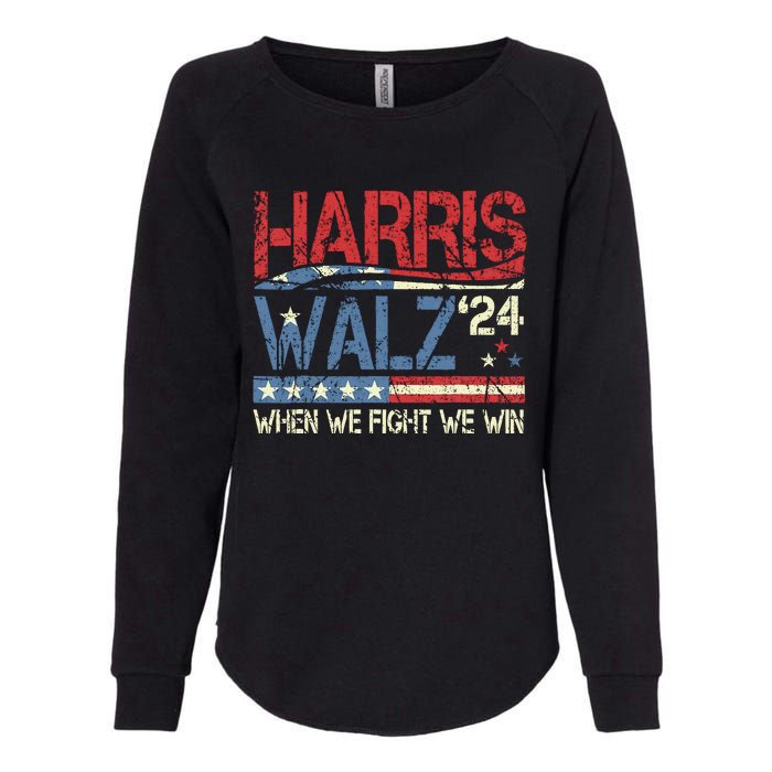 Harris Waltz 2024 Election Kamala Harris Tim Walz 2024 Womens California Wash Sweatshirt