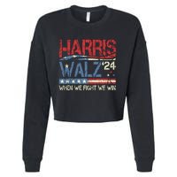 Harris Waltz 2024 Election Kamala Harris Tim Walz 2024 Cropped Pullover Crew